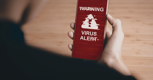 ウイルス警告